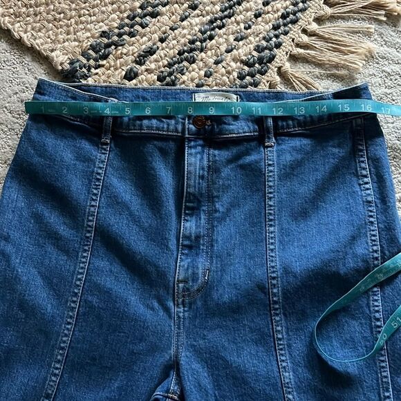 Madewell Tapered Jeans in Fernhill Wash: Seamed Edition No Pockets Size 32 - Picture 12 of 16